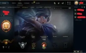 CONTA NV 84 COM 19 SKINS 46 CAMPEÕES