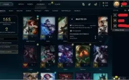 CONTA NV 84 COM 19 SKINS 46 CAMPEÕES