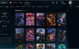 Gold 2 - 187 skins - Todos os Champions