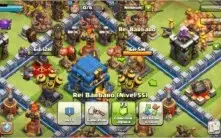 CONTA CLASH OF CLANS CV12 MUITO BEM UPADA