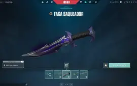 Conta Valorant FA, + de 1.500 gasto, muitas skins e facas!!