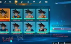 Dragon Ball: Sparking! Zero (PS5) - Habilidade, zeni, trajes