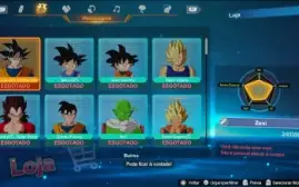 Dragon Ball: Sparking! Zero (PS5) - Habilidade, zeni, trajes