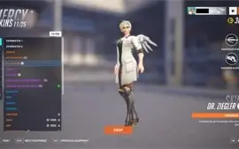 CONTA OW2, MUITAS SKINS, 3 ARMAS DOURADAS, TOKENS DA LIGA