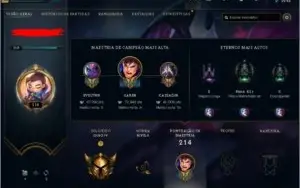 Conta gold com muitas skins e espolios mais de 200 reais gas