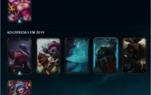 Conta gold com muitas skins e espolios mais de 200 reais gas