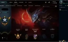 Conta LOL ouro 4 com 203 Skins