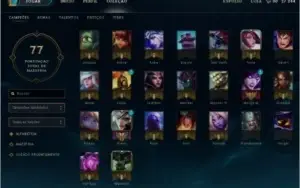 Conta League of Legends LOL Platina 5 com Borda de Ouro