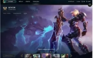 Conta League of Legends LOL Platina 5 com Borda de Ouro