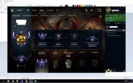 2 contas lol, d4 e plat 4