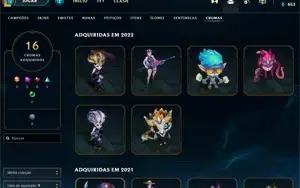 VENDO CONTA MAIN DESDE 2013 COM 9 SKINS LENDÁRIAS E MAIS!