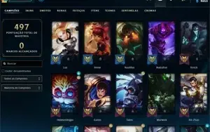 VENDO CONTA MAIN DESDE 2013 COM 9 SKINS LENDÁRIAS E MAIS!