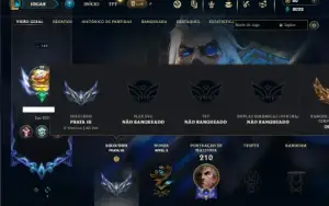 Prata 3 com 105 Champs e 83 Skins ( TOP / JG )