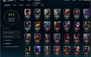 Conta League of Legends 364 skins
