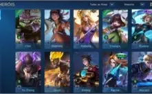 MOBILE LEGENDS MUITA SKIN CLÃ PRÓPRIO MEMBRO ESTRELA DIMAS