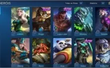 MOBILE LEGENDS MUITA SKIN CLÃ PRÓPRIO MEMBRO ESTRELA DIMAS