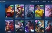 MOBILE LEGENDS MUITA SKIN CLÃ PRÓPRIO MEMBRO ESTRELA DIMAS