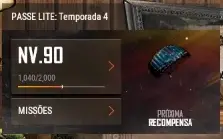 Conta PUBG Lite com Muitas Skins Com Passe Season 4