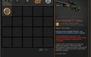 Steam - CS:GO com R$200,00 em skins