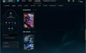 Conta lol Prata 1
