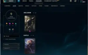 Conta lol Prata 1