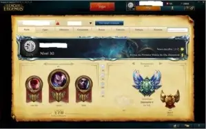 CONTA DE LEAGUE OF LEGENDS DIAMANTE c/ TODOS CAMPEÕES