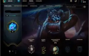 Conta League of Legends Smurf Lvl 31