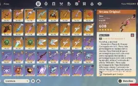 Conta Genshin - 49 5 estrelas - Server NA - AR60