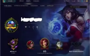 Conta Nível 30 Unranked - Honra 4