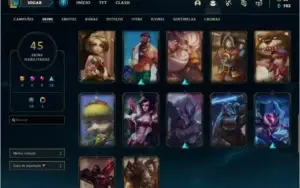 Conta de lol mono master yi top a conta!