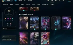 Conta de lol mono master yi top a conta!