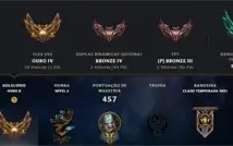 Vendo conta lol 5 anos + 170 skins