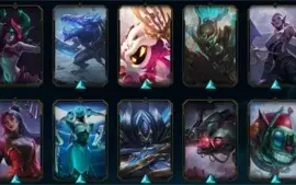 Vendo conta lol 5 anos + 170 skins