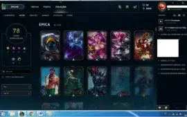 CONTA LOL GOLD 2 / MUITAS SKINS [2] LENDÁRIAS