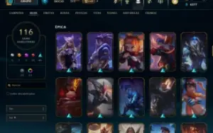 Conta mestre, Top 1 Sylas BR, Todos os campeões, 116 Skins