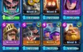 Conta Clash Royale lvl 11 200k e 1k de gema