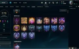 Conta League of Legends, Diamante 1,all champs+ de 300 skins