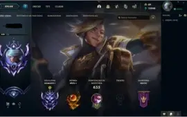 Conta League of Legends, Diamante 1,all champs+ de 300 skins