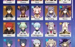 Conta Genshin Impact AR45 /Xiao/Zhongli/Mona/Keqing/Kazuha/