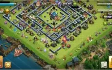 Clash of Clans - CV13 raro 99% full + enfeites raros