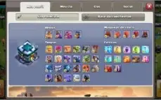 Clash of Clans - CV13 raro 99% full + enfeites raros