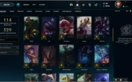 Conta LoL, Ouro l, Várias Skins