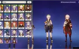 CONTA KAZUHA+ESPADA DA LIBERDADE+CHILDE+HARPA CELESTIAL