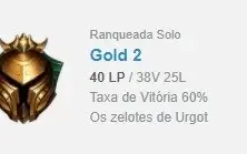 CONTA GOLD 2 HONRA 2 MMR ALTO