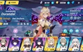 Conta Honkai Impact Muitos banner e armas