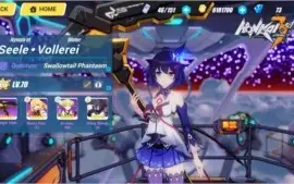 Conta Honkai Impact Muitos banner e armas