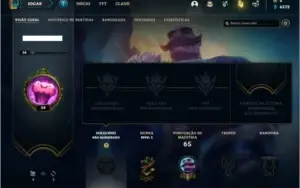 Conta unranked com 93 champs e 79 skins