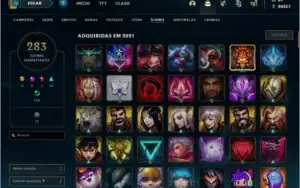 Conta LoL - GM - 240 Skins - Todos os Campeões - Negociável