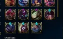 CONTA DE LOL OURO 4 - NÍVEL 290 - 100+ CHAMPS