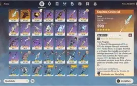 xiao diluc kequing tumulo lanca celestial ar 46 pit bn char